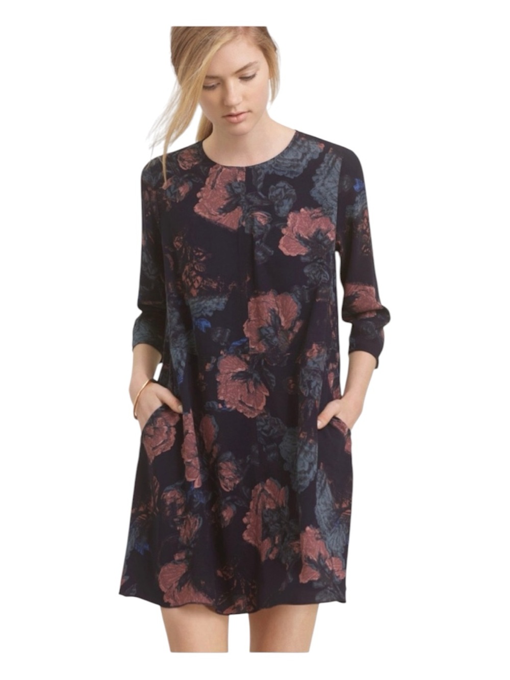 ARITZIA Wilfred MYOSOTIS Floral Mini Dress